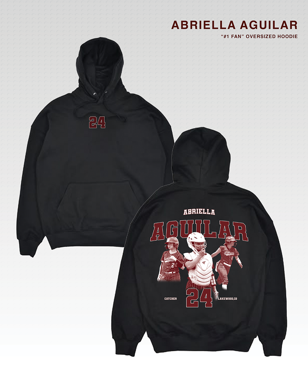 "#1 FAN" Abriella Aguilar Hoodie