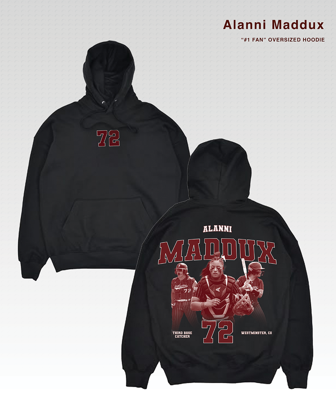 "#1 FAN" Alanni Maddux Hoodie