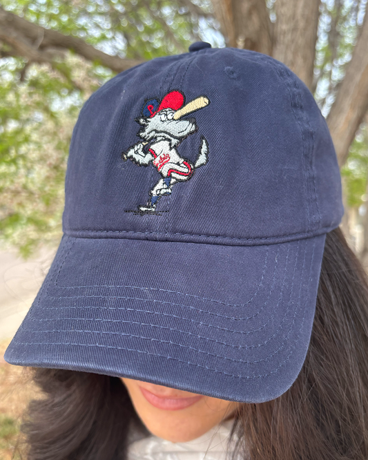 "Cartoon Wolf" Pueblo Baseball Dad Hat