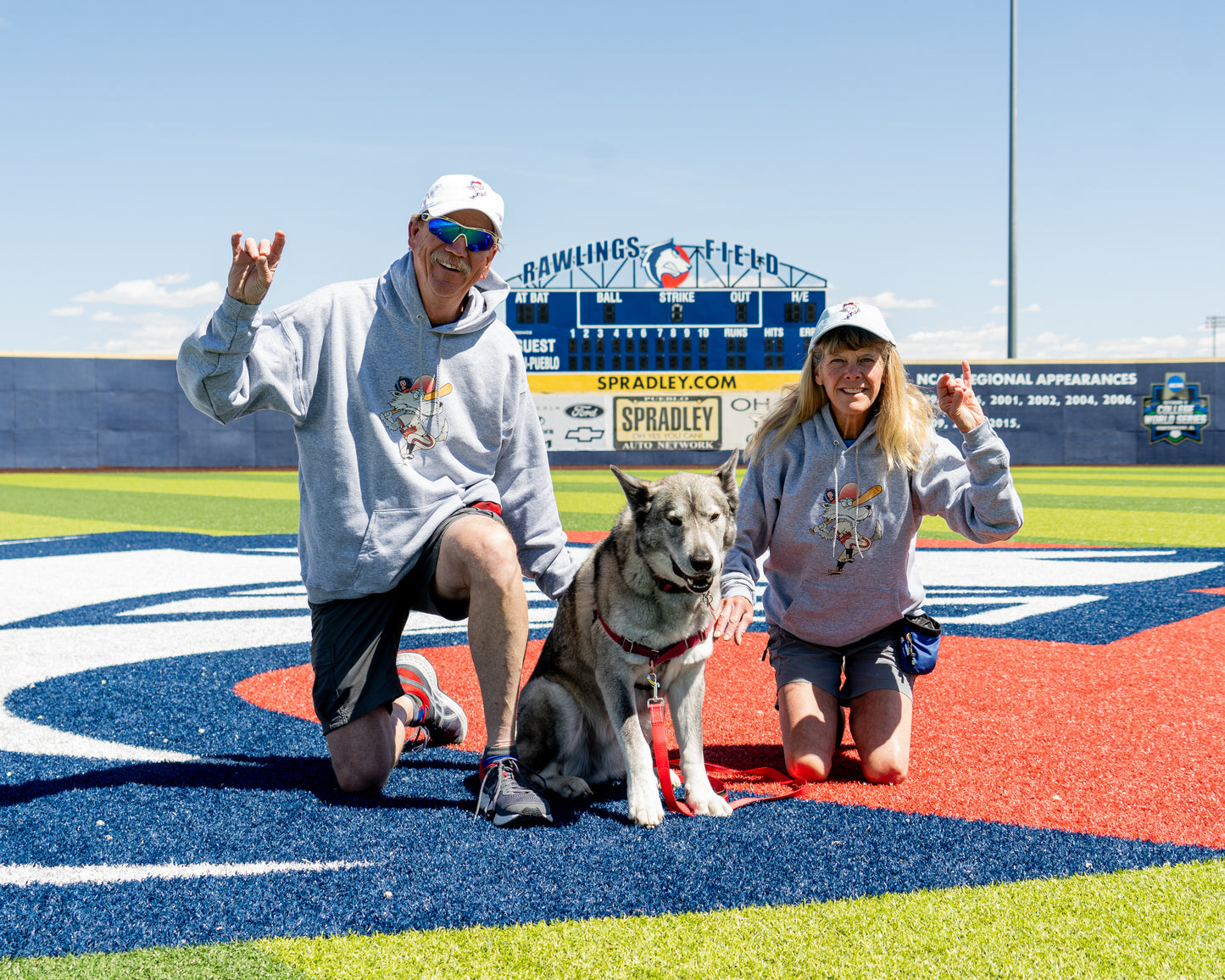 "Cartoon Wolf" Pueblo Baseball Dad Hat