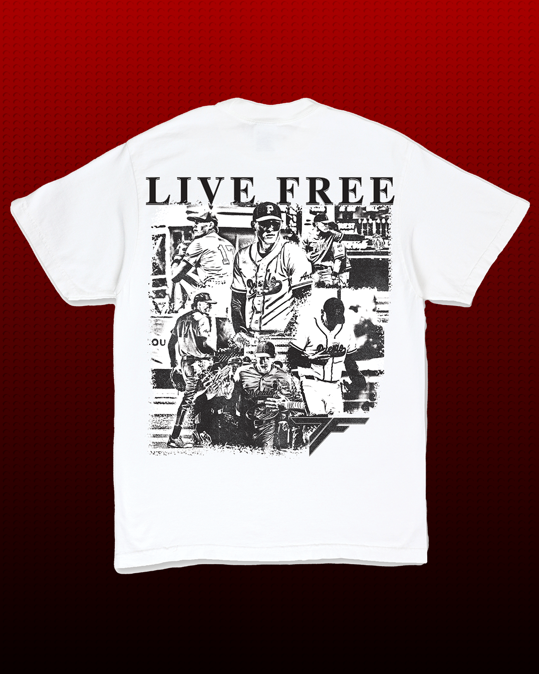 “Live Free” Travis Farrell T-Shirt (B/W)