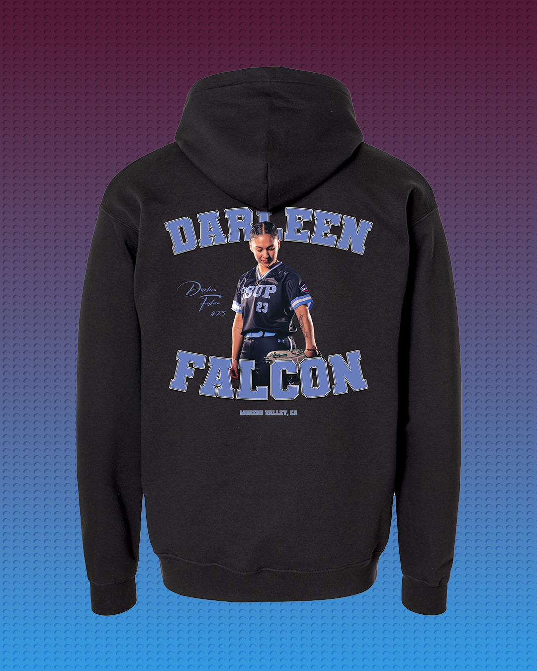“Signature” Darleen Falcon Hoodie