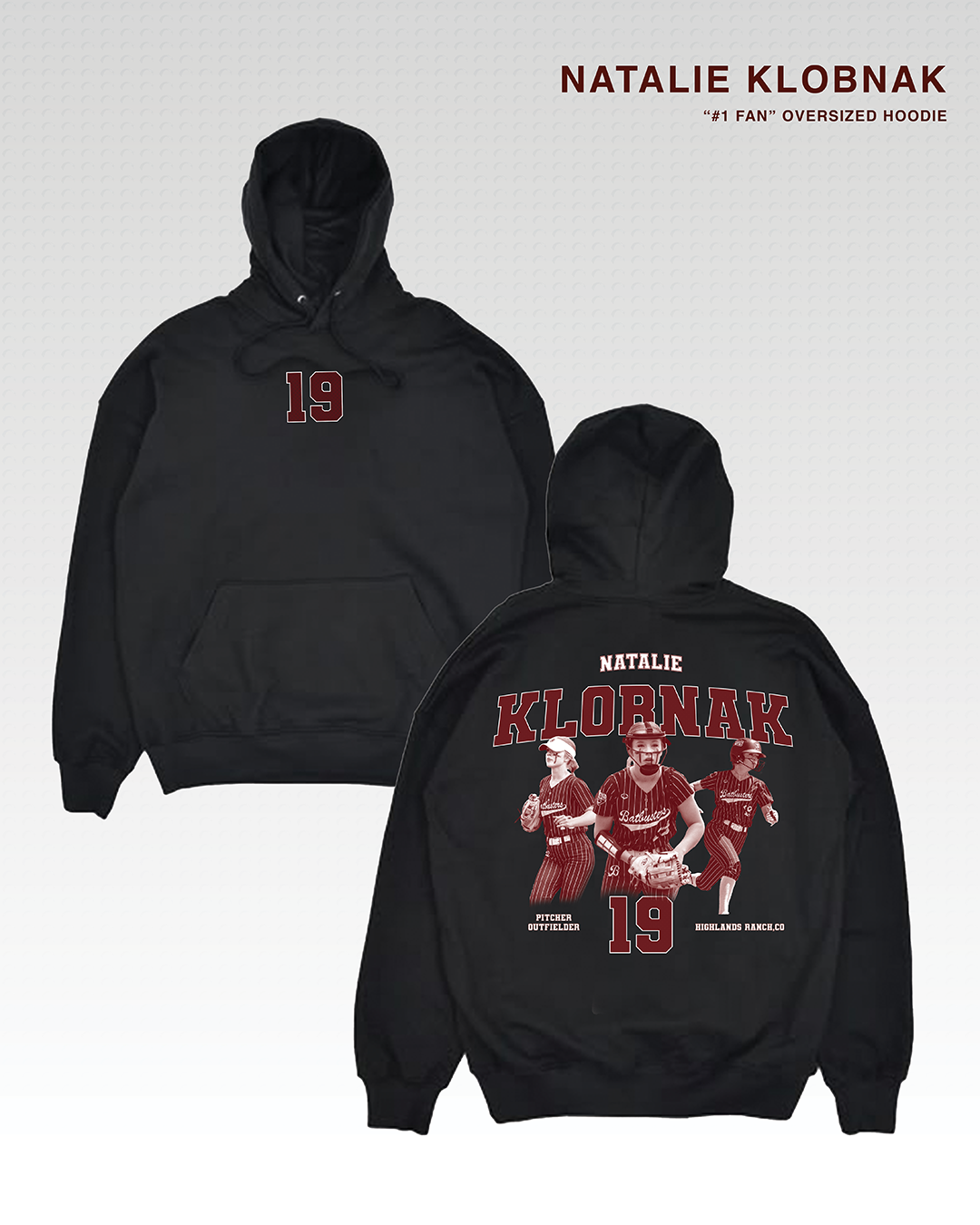 "#1 FAN" Natalie Klobnak Hoodie