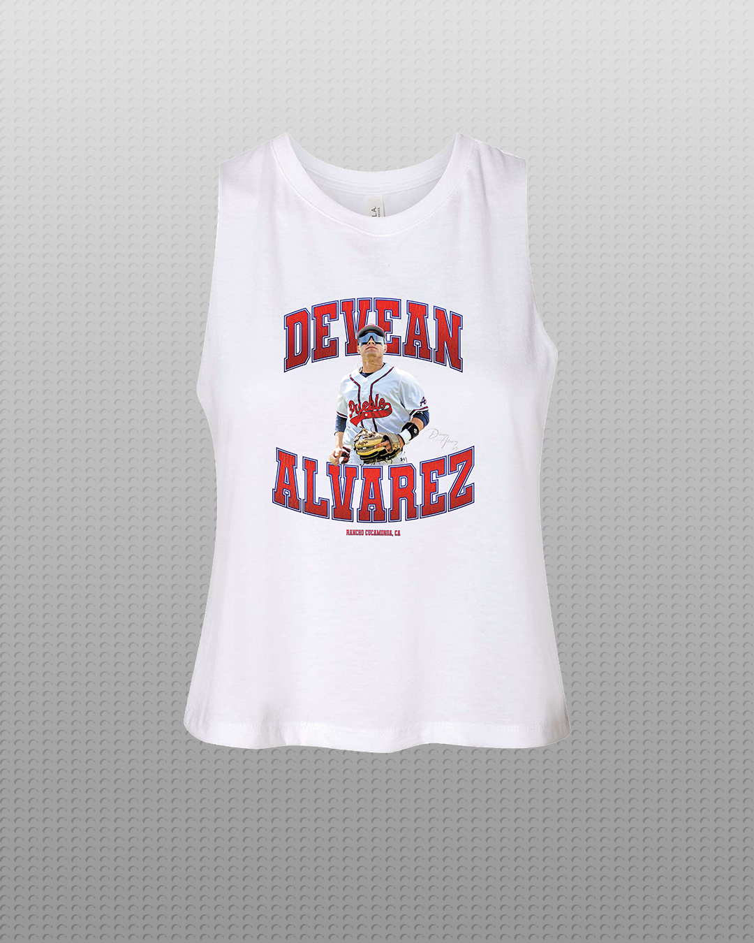 "New Age" Woman's Tank (Grey & White)