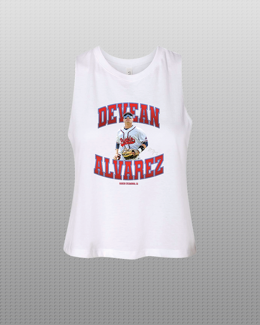 "New Age" Woman's Tank (Grey & White)