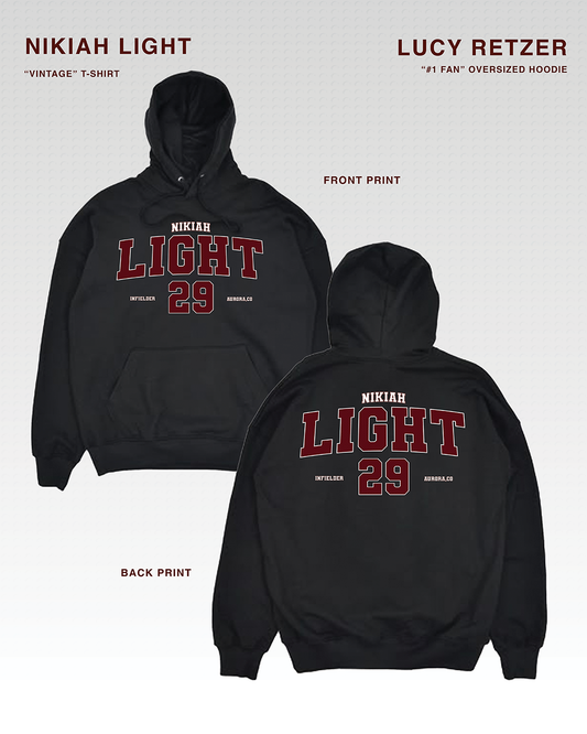 "#1 FAN" Nikiah Light Hoodie