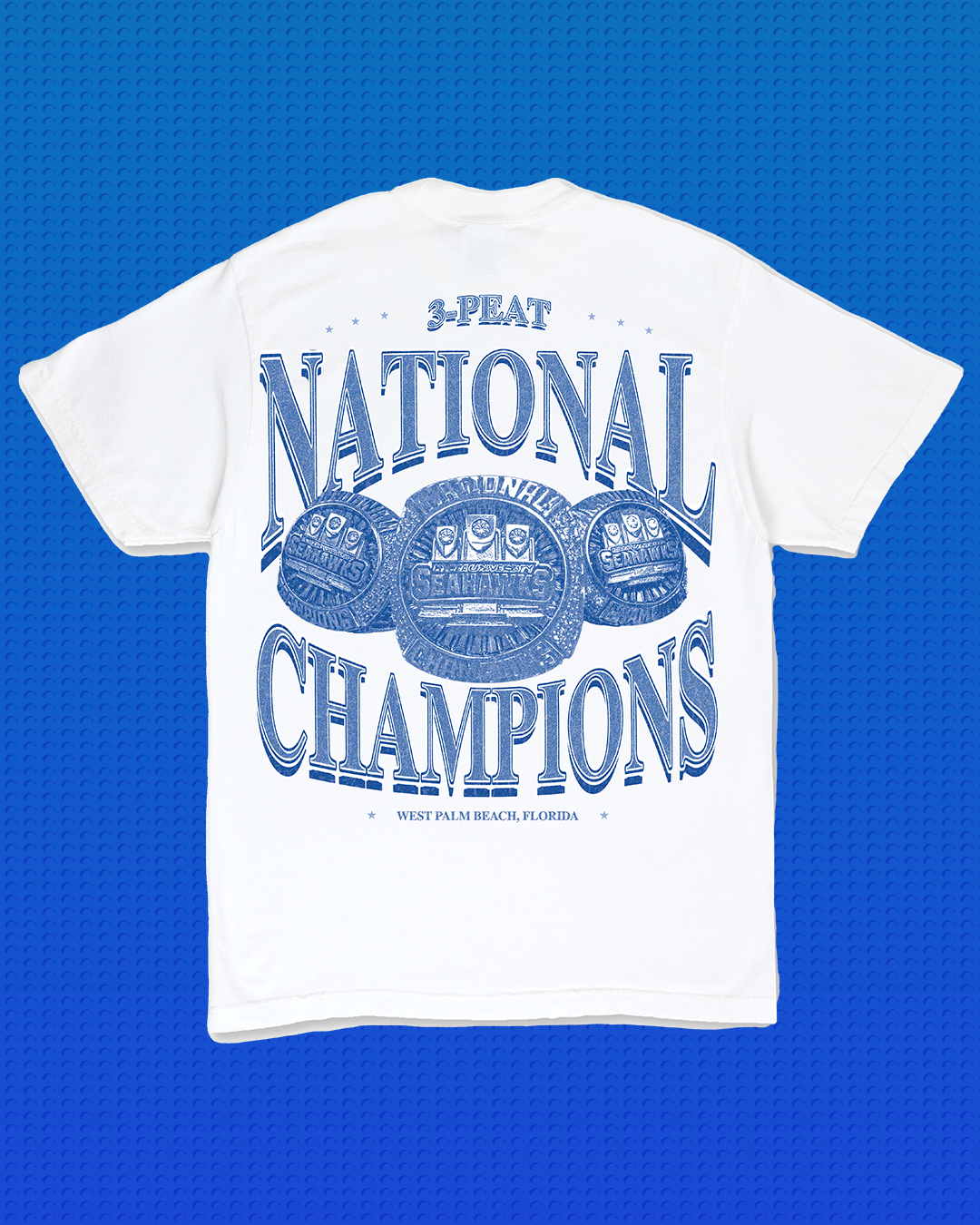 "CHAMPS" KU 3-PEAT Shirt